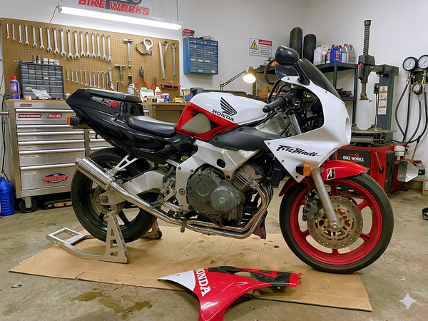 Honda CBR250RR MC22 Stainless Steel Racing Exhaust System Shortie Muffler