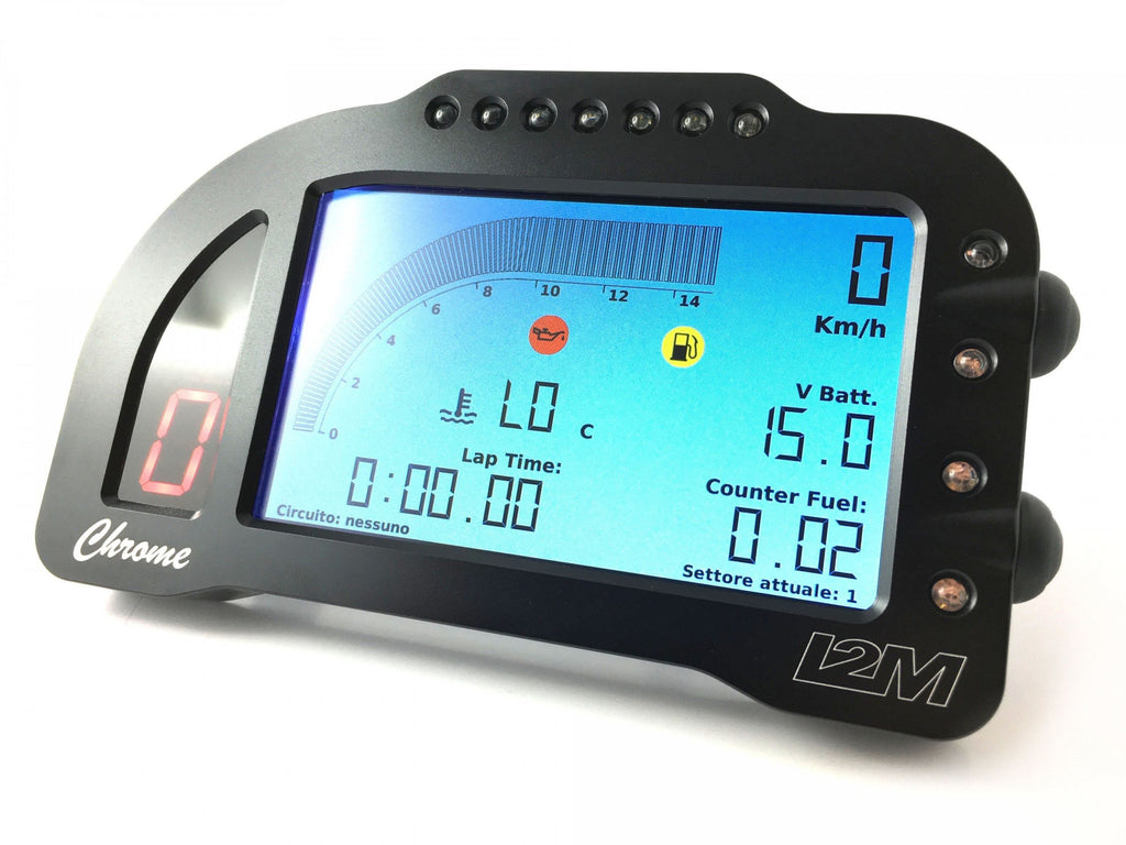 I2M Chrome Lite Racing Dashboard & GPS Lap Timer