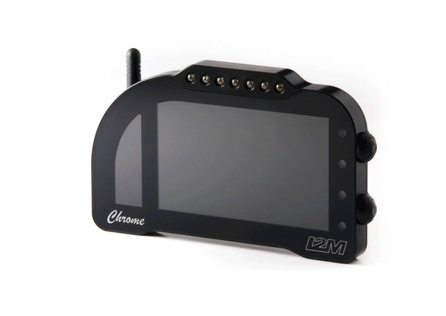 I2M Chrome PRO 2 dashboard; valve adapter diameter is selected by SKU
