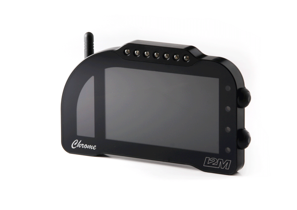 I2M Chrome PRO 2 dashboard; valve adapter diameter is selected by SKU