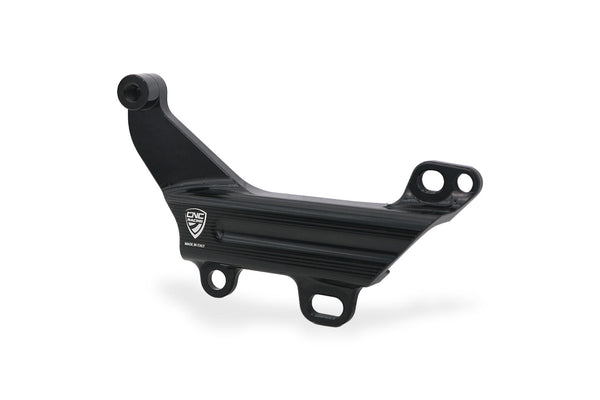 CNC RACING | Brake lines cover with fluid tank bracket Ducati