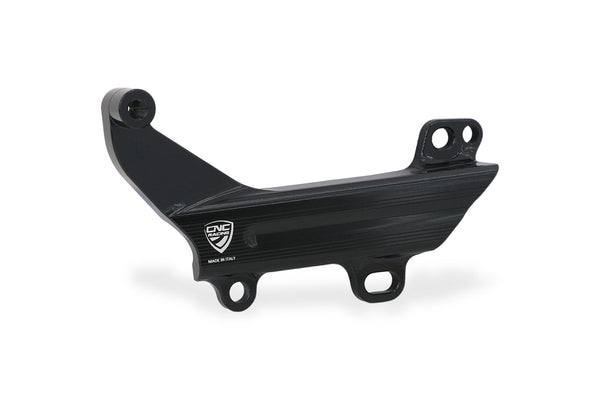 CNC RACING | Brake lines cover with fluid tank bracket Ducati