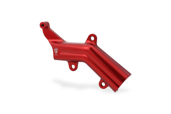 CNC RACING | Brake lines cover with fluid tank bracket Ducati