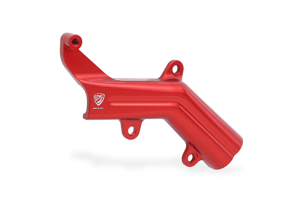 CNC RACING | Brake lines cover with fluid tank bracket Ducati