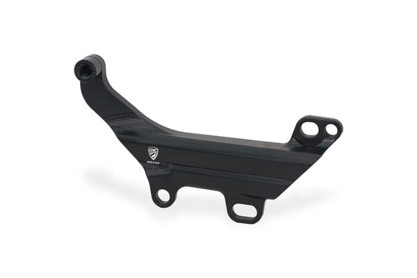 CNC RACING | Brake lines cover with fluid tank bracket Ducati