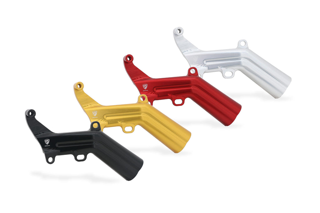 CNC RACING | Brake lines cover with fluid tank bracket Ducati