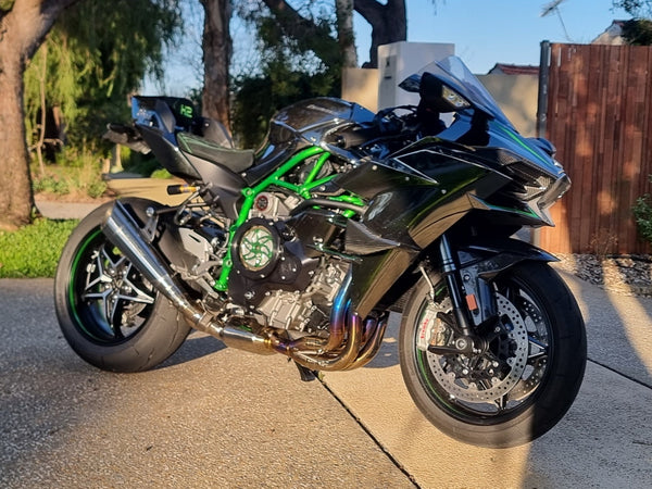 Kawasaki Ninja H2 Vandemon Bimodal Stealth Titanium Exhaust System
