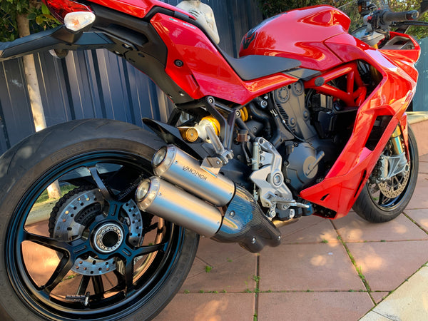 Ducati Supersport 939 Vandemon Side Mount Titanium Exhaust System 2017-2020