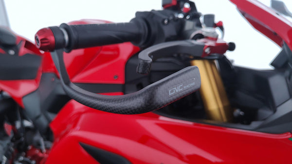 CNC RACING | Brake-Guard Carbon Race - Protection front brake lever matt carbon