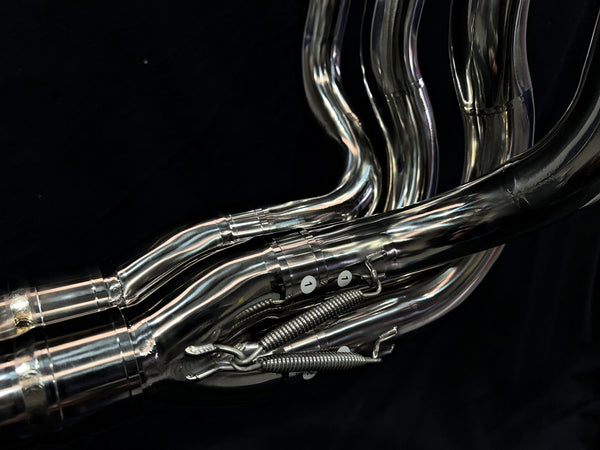 Kawasaki H2 SE SX Vandemon Bimodal Stealth Titanium Exhaust System 2018-2026