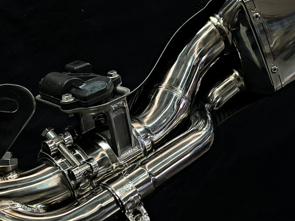 Kawasaki H2 SE SX Vandemon Bimodal Stealth Titanium Exhaust System 2018-2026