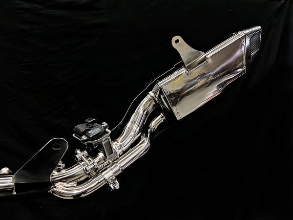 Kawasaki H2 SE SX Vandemon Bimodal Stealth Titanium Exhaust System 2018-2026