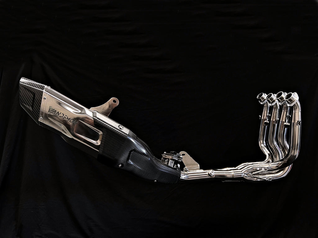 Kawasaki H2 SE SX Vandemon Bimodal Stealth Titanium Exhaust System 2018-2026