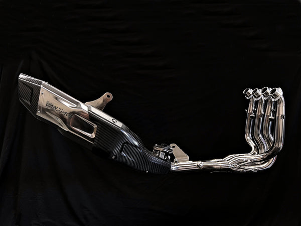 Kawasaki H2 SE SX Vandemon Bimodal Stealth Titanium Exhaust System 2018-2026