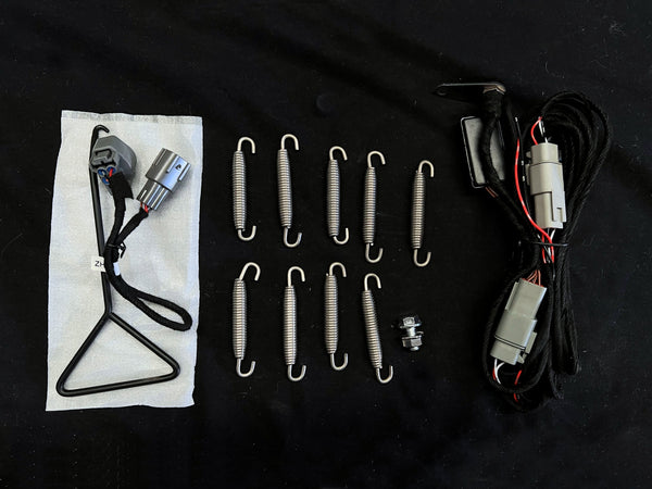 Kawasaki H2 SE SX Vandemon Bimodal Stealth Titanium Exhaust System 2018-2026