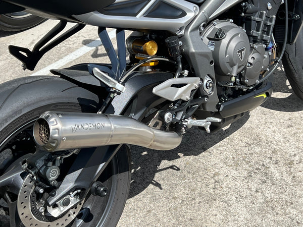 Triumph 765 S/R/RS Street Triple Vandemon Full Titanium Exhaust 2018-2022