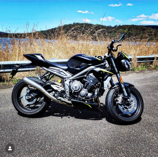 Triumph 765 S/R/RS Street Triple Vandemon Full Titanium Exhaust 2018-2022