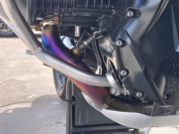 BMW R1250GS, R1250GSA Titanium Headers with OEM Valve Function.