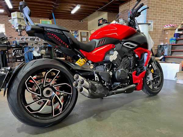 Ducati Diavel V4 Stealth Bimodal Quattro Titanium Exhaust System 2023-2026