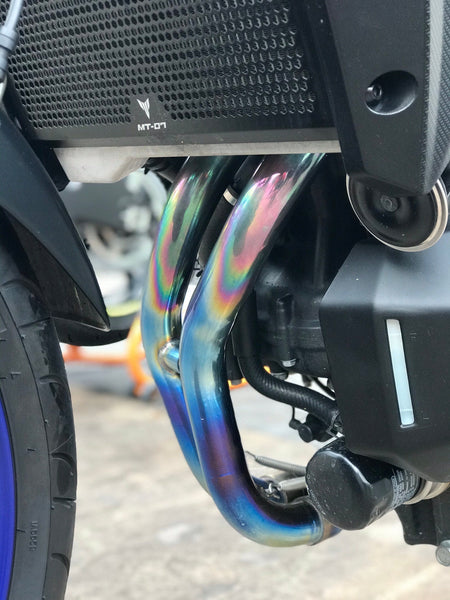 Yamaha R7 MT07 FZ07 XSR700 Titanium Exhaust System 2014-2026