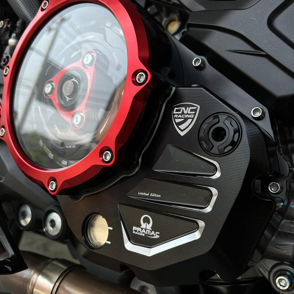 CNC RACING | Clear cover oil bath clutch Ducati - Pramac Racing Limited Edition