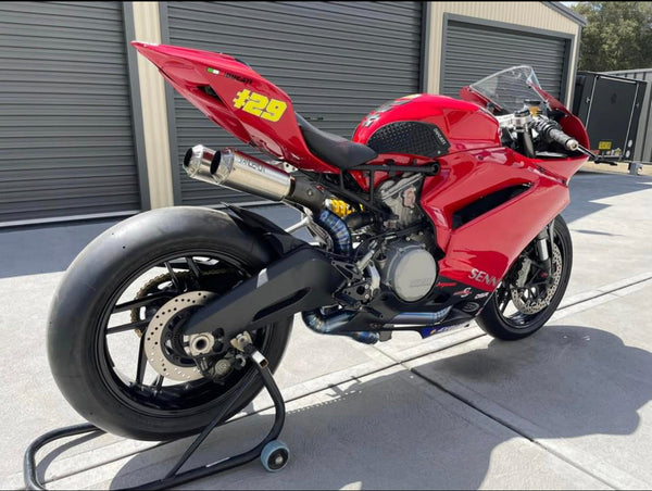 Ducati Panigale 899-959 Vandemon High Mount Titanium Exhaust System