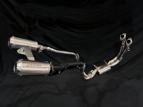 CFMOTO 450SR Stainless Steel High Mount Exhaust System 2025-2026