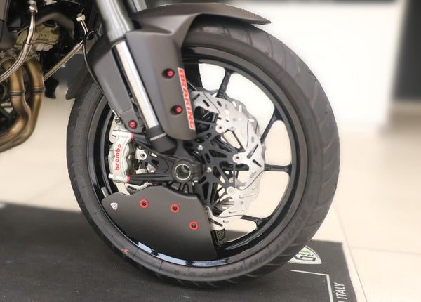 CNC RACING | GP Ducts EVO – Glossy Carbon Brake Cooling System – Ducati Multistrada V4 MY2025