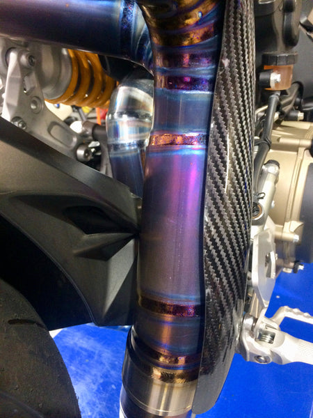 Ducati Panigale 1199, 1199S, 1299, 1299S, 1299 SP & R Titanium High Mount Exhaust System