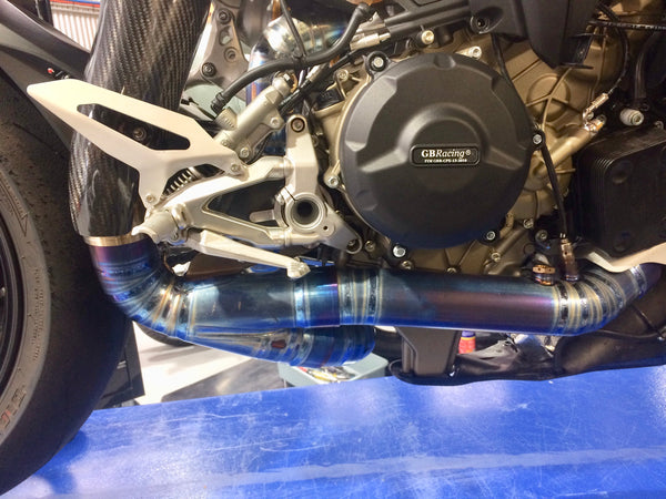 Ducati Panigale 1199, 1199S, 1299, 1299S, 1299 SP & R Titanium High Mount Exhaust System