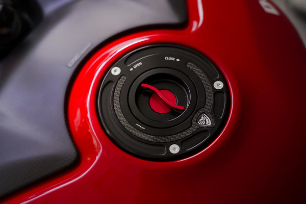 CNC RACING | Fuel tank cap - flange Carbon