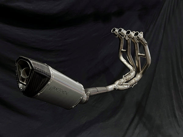 Kawasaki ZX4R-ZX4RR Side Mount Titanium Race Exhaust System 2023-2026