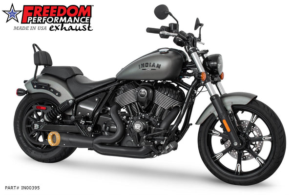 Freedom Performance INDIAN CHIEF/SPORT/BOBBER/SUPER/LIMITED/2026 VINTAGE 2-INTO-1 TURNOUT-SIDEDUMP 2021-PRESENT BUNDLE