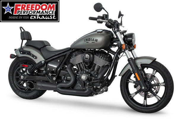 Freedom Performance INDIAN CHIEF/SPORT/BOBBER/SUPER/LIMITED/2026 VINTAGE 2-INTO-1 TURNOUT-SIDEDUMP 2021-PRESENT BUNDLE