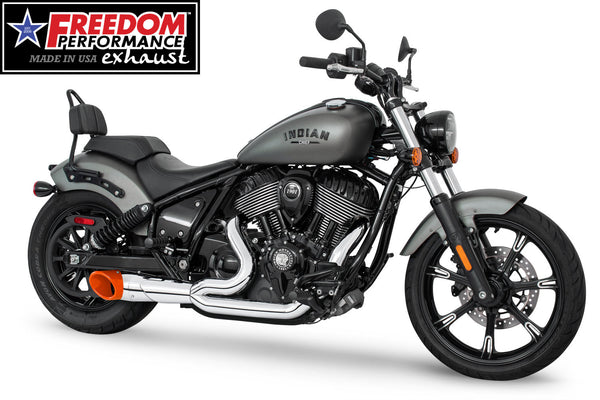 Freedom Performance INDIAN CHIEF/SPORT/BOBBER/SUPER/LIMITED/2026 VINTAGE 2-INTO-1 TURNOUT-SIDEDUMP 2021-PRESENT BUNDLE