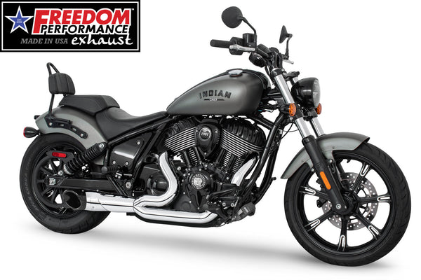 Freedom Performance INDIAN CHIEF/SPORT/BOBBER/SUPER/LIMITED/2026 VINTAGE 2-INTO-1 TURNOUT-SIDEDUMP 2021-PRESENT BUNDLE