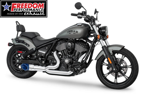 Freedom Performance INDIAN CHIEF/SPORT/BOBBER/SUPER/LIMITED/2026 VINTAGE 2-INTO-1 TURNOUT-SIDEDUMP 2021-PRESENT BUNDLE