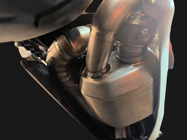 Ducati V2 Panigale & Streetfighter Titanium Stealth Slip-On Bimodal Muffler 2020-2024