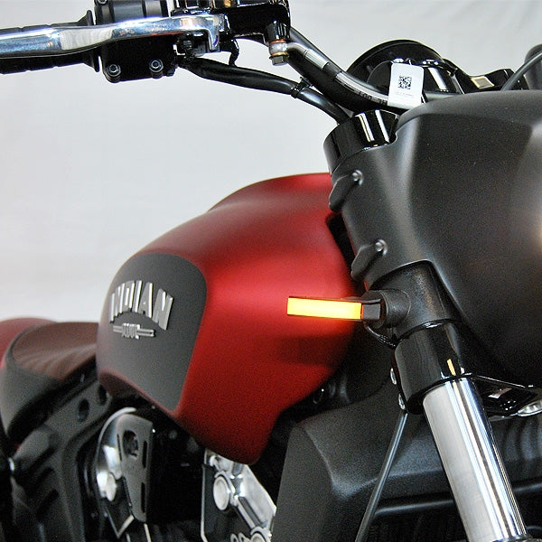 NRC Indian Scout Bobber Front Turn Signals (2018-2024) - Image 1