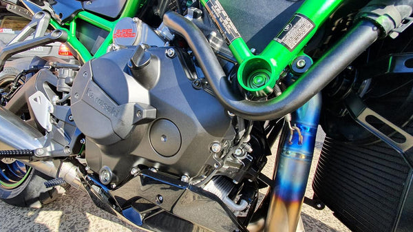 Kawasaki Ninja ZH2 Vandemon Brushed Titanium Exhaust System