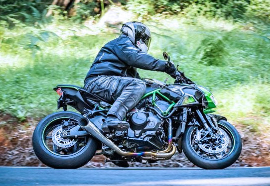 Kawasaki Ninja ZH2 Vandemon Polished Titanium Exhaust System
