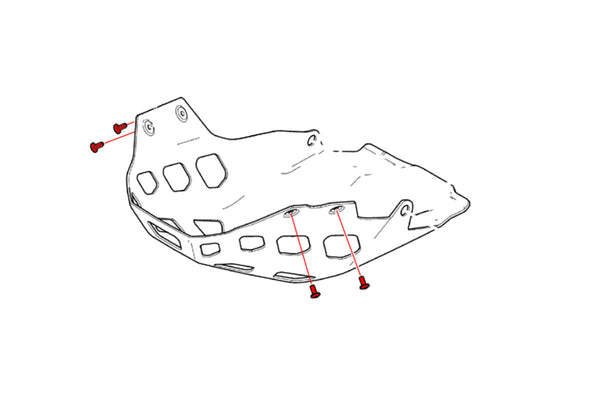 CNC RACING | Engine guard screw kit Ducati Multistrada 1200 Enduro