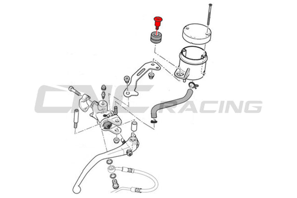 CNC RACING | Screw front brake/clutch tank fluid