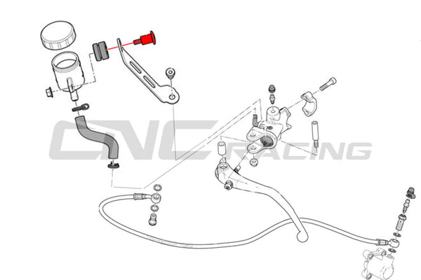 CNC RACING | Screw front brake/clutch tank fluid