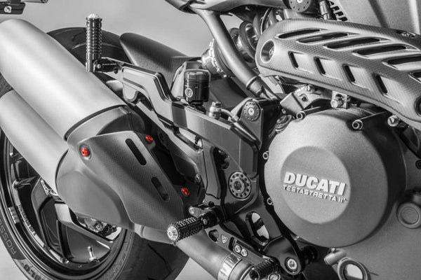 CNC RACING | Bolt kit Exhaust Silencer heat guard Ducati Monster
