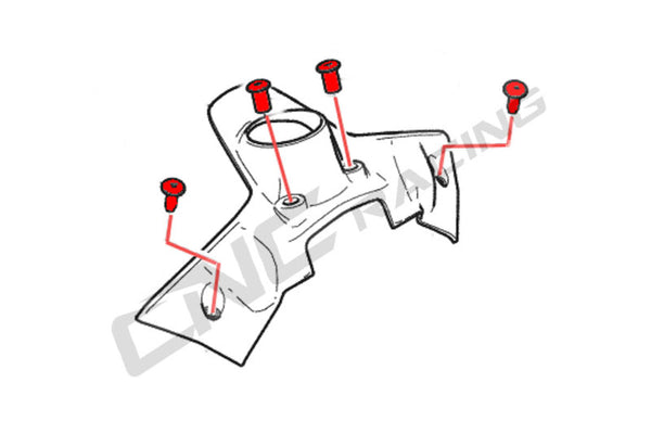 CNC RACING | Screws key guard Ducati SBK Panigale series