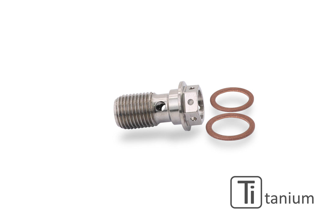 CNC RACING | Oil hose single banjo screw M10x1.0 - Titanium