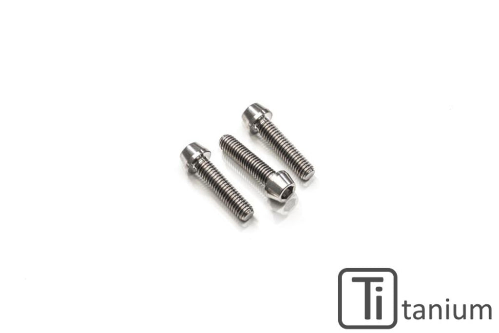 CNC RACING | AIR INTAKE Timing belt cover horizontal cylinder SCREWS SET M6X20 (3 PCS) - TITANIUM