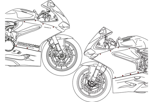 CNC RACING | Screw kit fairing Ducati Panigale series