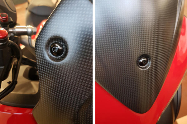 CNC RACING | Carbon windshield bolts kit Ducati Multistrada 950/1200/1260